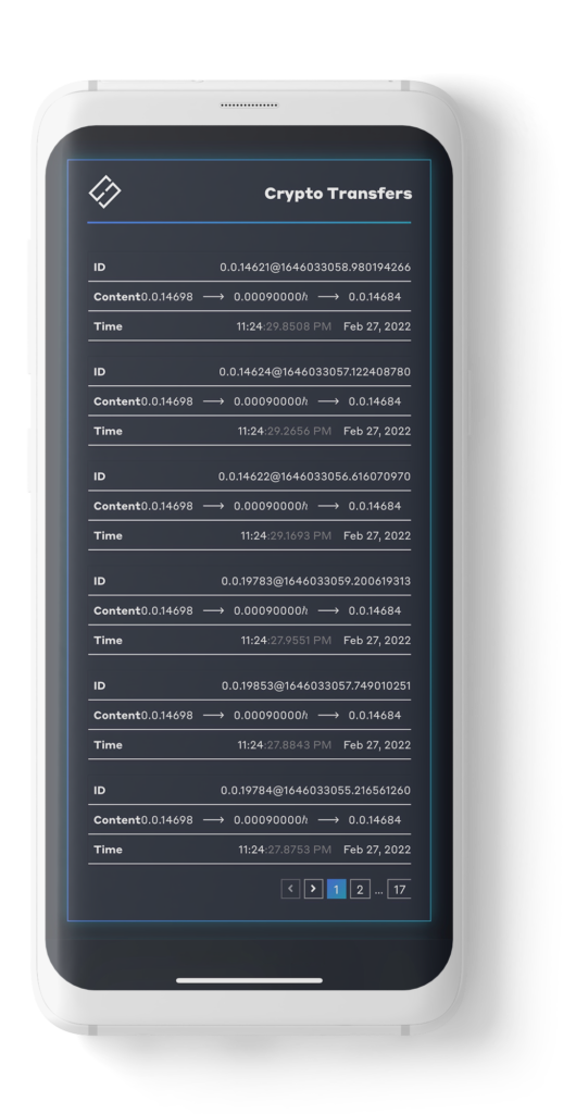 crypto transfer