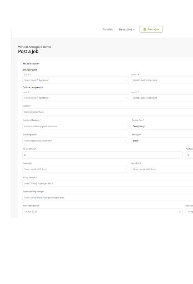 Posting a Job-2